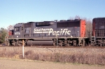 SP 9776 on NB uaiting in the siding